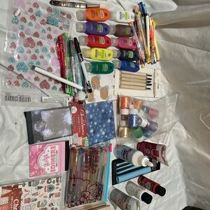 Colorful Art and Craft Supplies Set